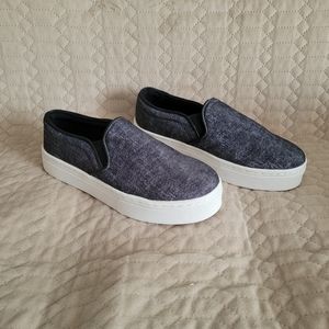 Brand New, Justfab, Slip-on women's 6, light sparkling, super comfortable